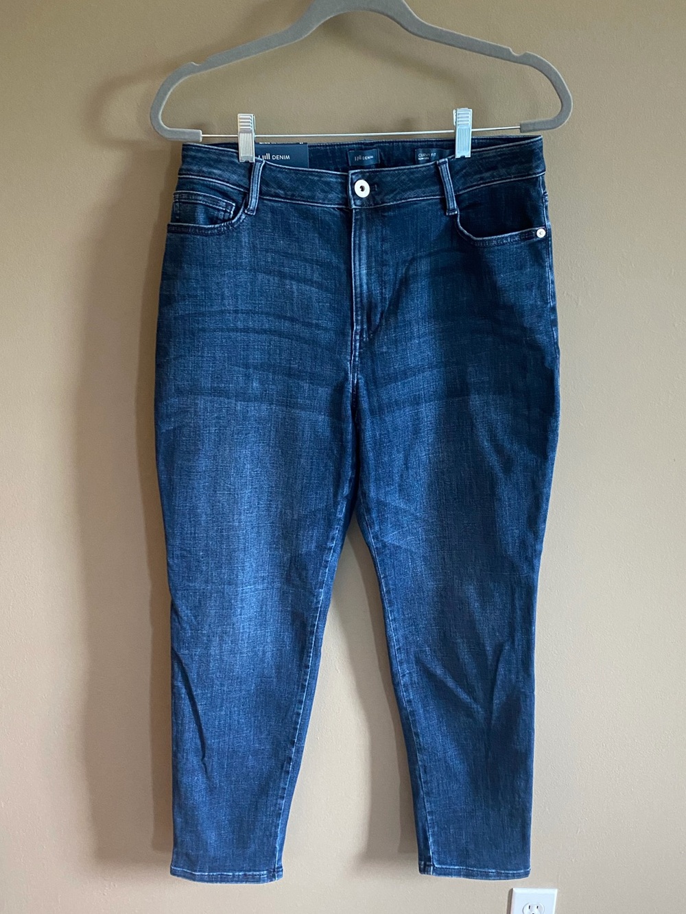 J. Jill Dark Blue Stretch Denim Jeans